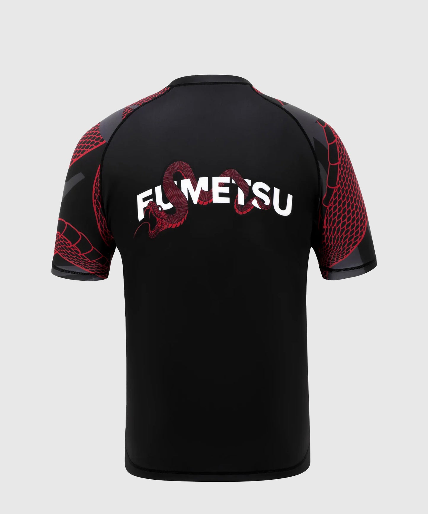 Rashguard À Manches Courtes Fumetsu Anaconda - Noir/Rouge