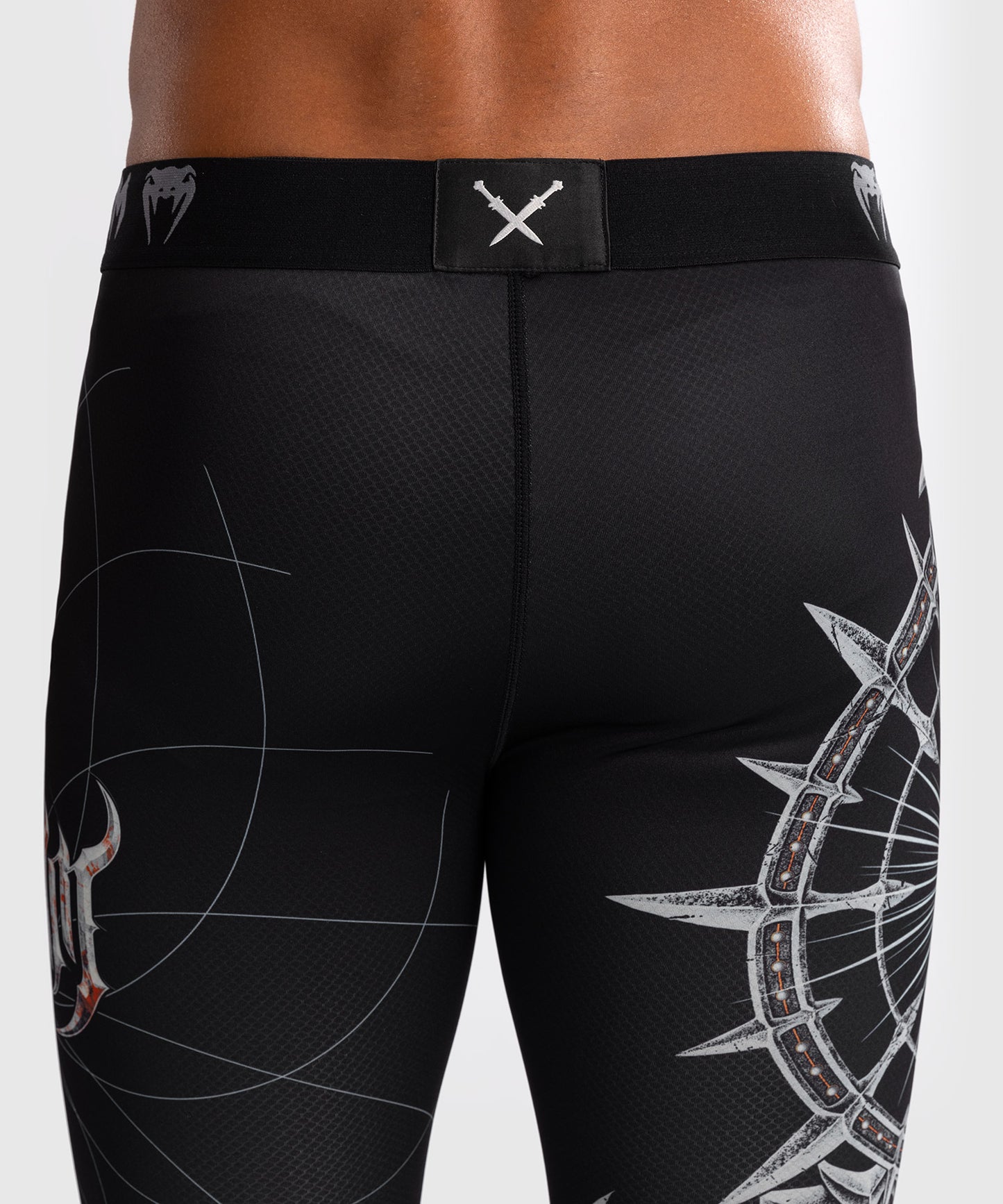 Venum Gladiator 5.0 Men's Compression Pants - Black/Silver