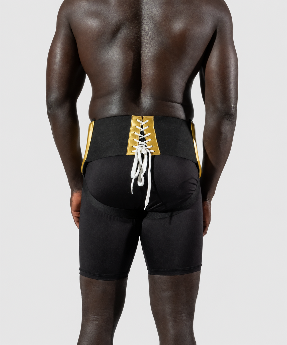 Metal Boxe Legacy Professional Cup/Jockstrap - Black/Gold