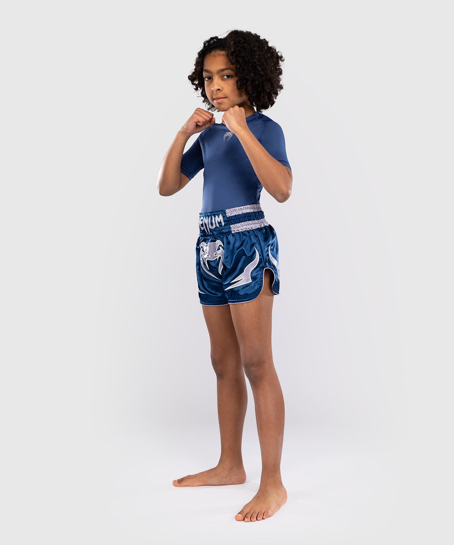 Venum Inferno Muay Thai Shorts für Kinder - Royal Blue