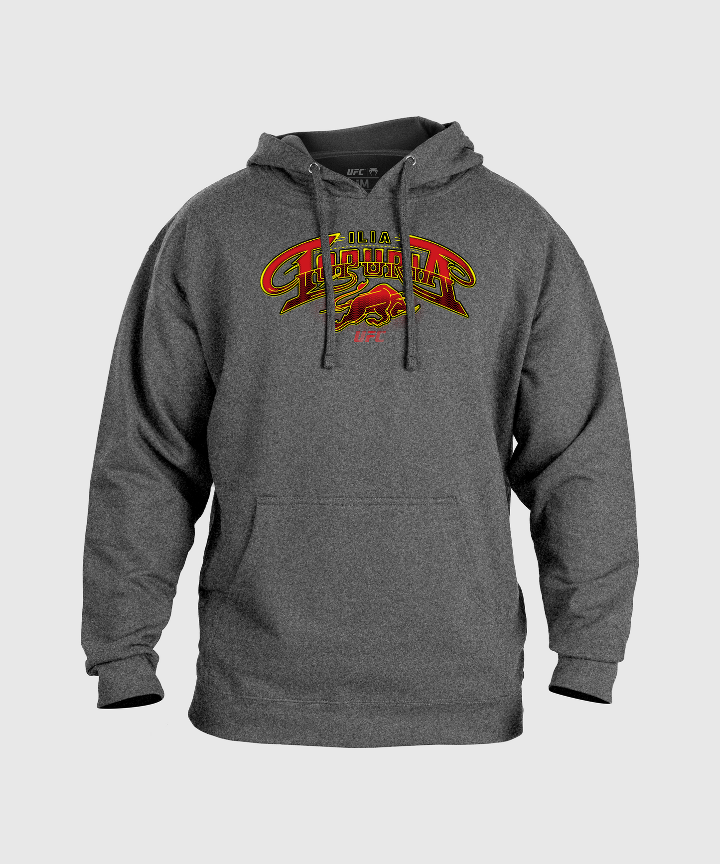 Sweatshirt à capuche UFC Unrivaled by Venum Ilia Topuria - Gris Mélangé