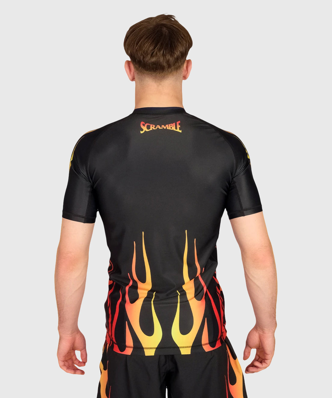 Rashguard À Manches Courtes Scramble 1998 Fire - Noir/Rouge
