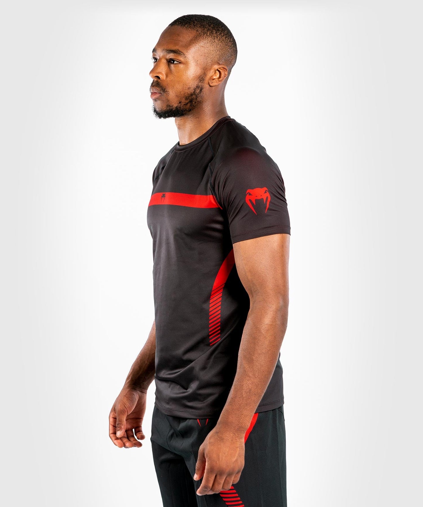 Venum NoGi 3.0 Dry Tech T-Shirt - Schwarz/Rot