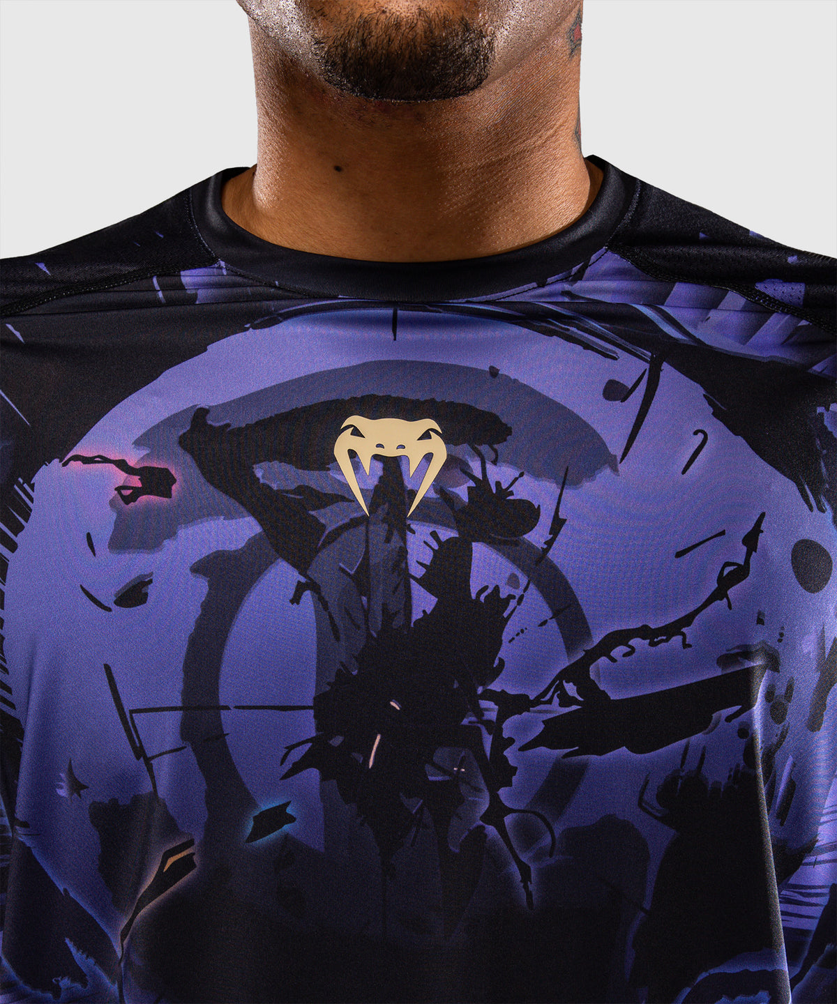 Jujutsu Kaisen x Venum Gojo Dry-Tech-T-Shirt – Lila