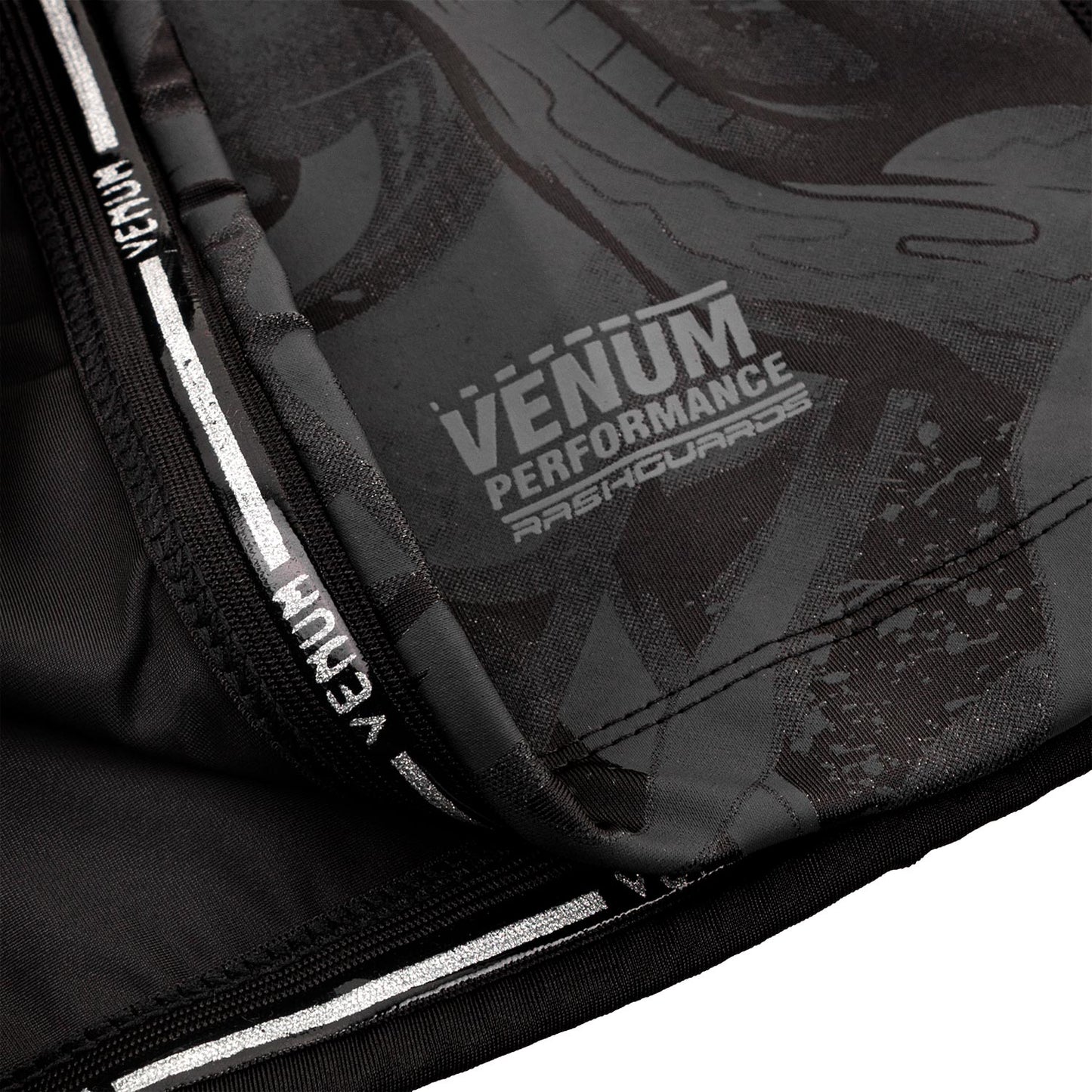 Rashguard Venum Devil - Manches longues - Noir/Noir