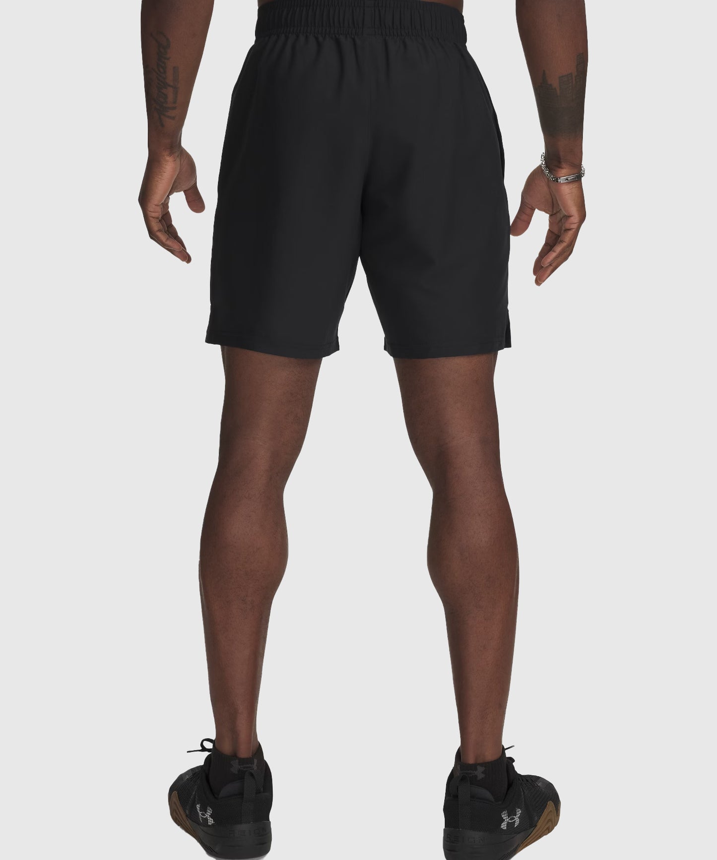 Under Armour Ua Woven Wordmark Shorts - Black/Orange