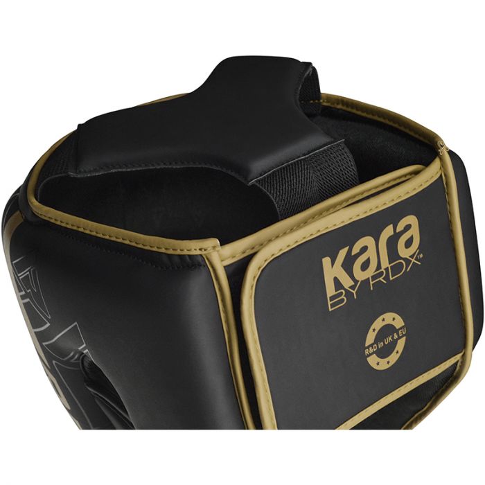 CASQUE DE BOXE F6 KARA RDX - NOIR/OR
