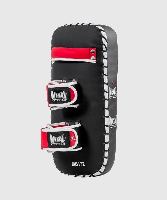 Metal Boxe Thai Club Paos de Entrenamiento – Negro/Blanco/Rojo