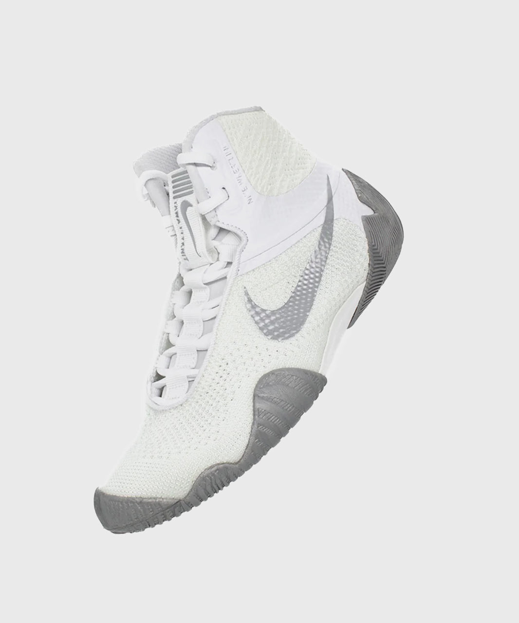 Nike Tawa Wrestling Shoes - White/Silver/Grey