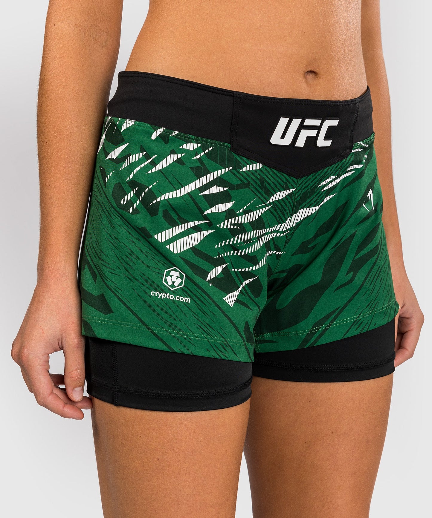 Women's UFC Fusion by Venum Authentic Fight Night Shorts - Green