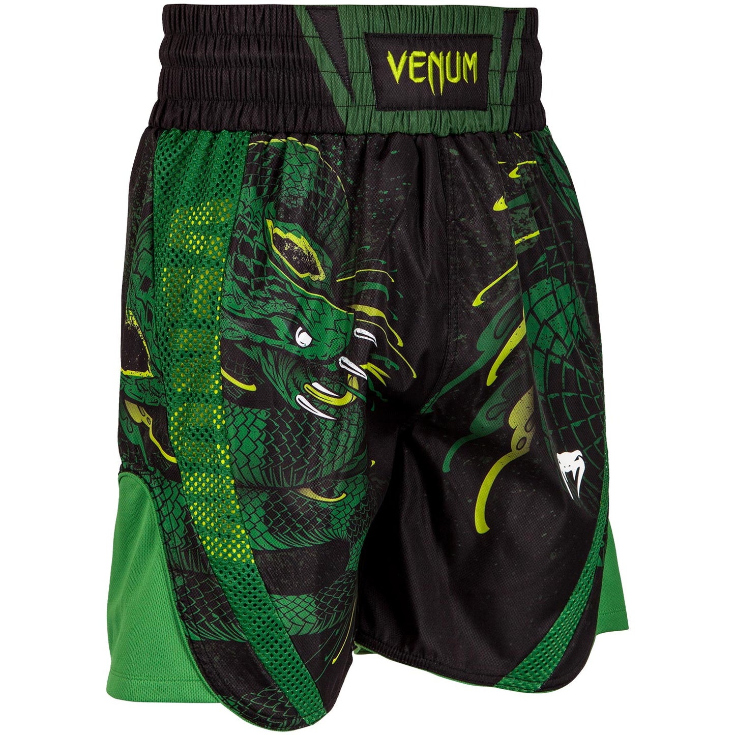 Venum Green Viper Boxing Shorts - Black/Green