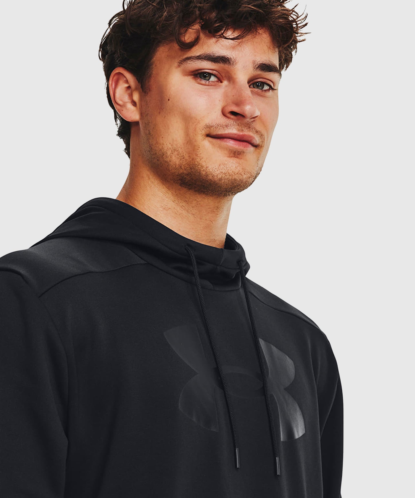 Sweat À Capuche Under Armour Fleece Big Logo - Noir