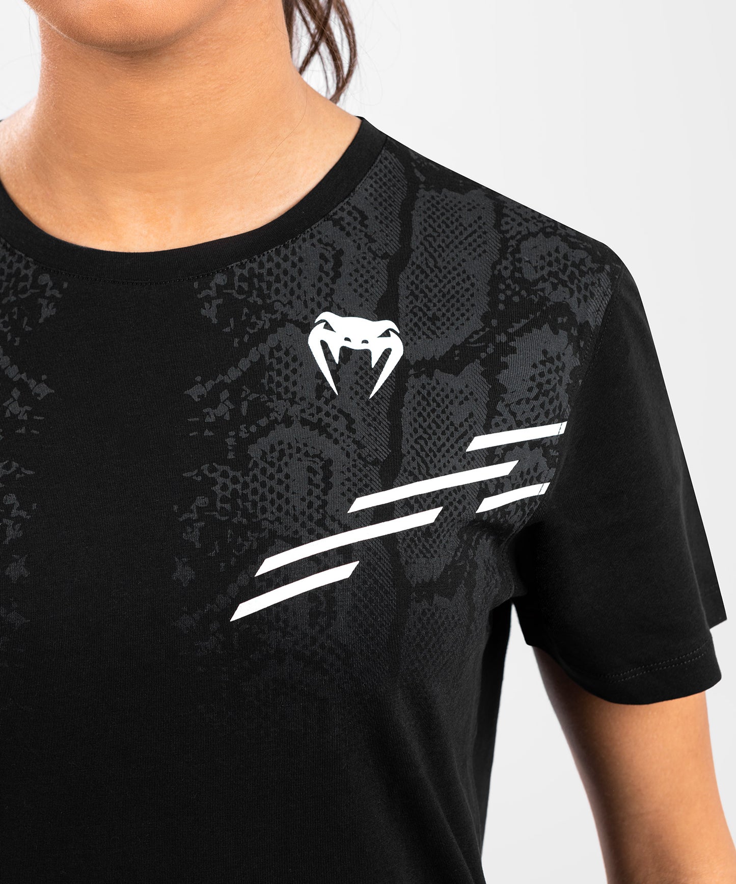 T-shirt à manches courtes pour Femmes UFC Adrenaline by Venum Replica - Noir