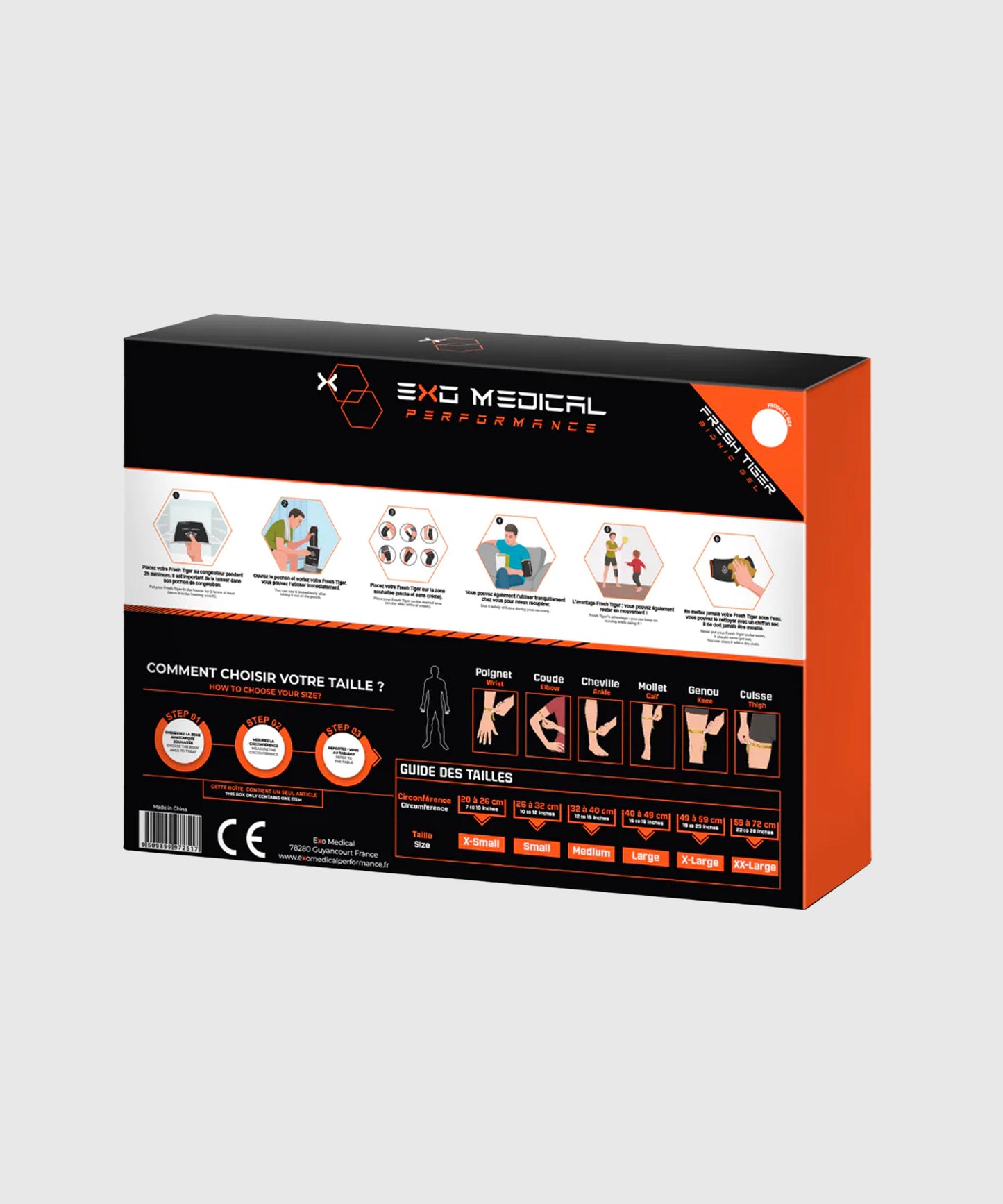 Fresh Tiger Cryotherapy Compression - Black