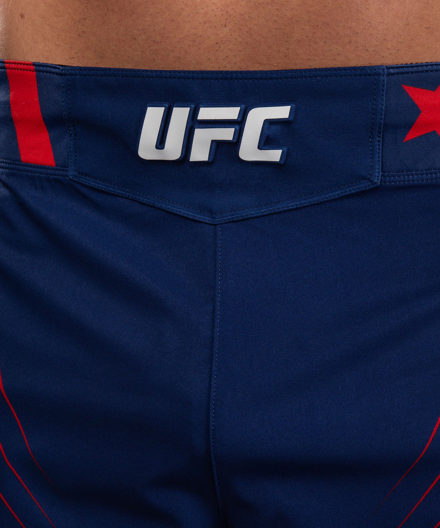 Official UFC Freedom 250 by Venum Authentic Fight Night Fight Shorts de ajuste corto para hombre - Azul