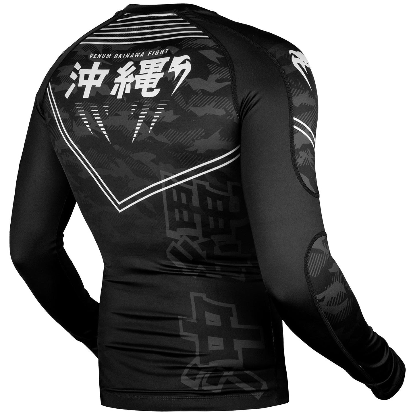 Rashguard Venum Okinawa 2.0 - Long Sleeve - Black/White