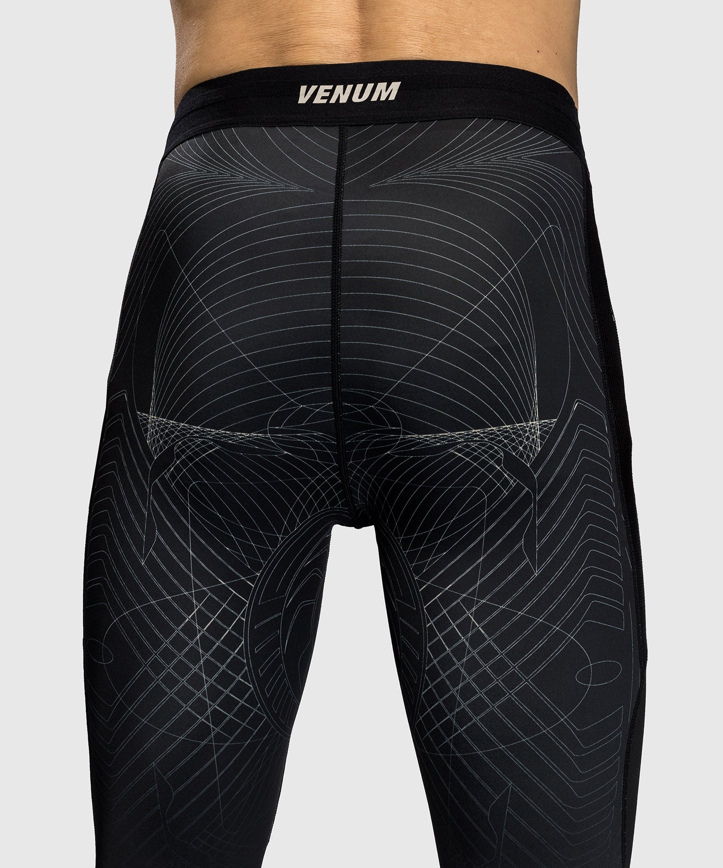 Venum G-Fit Air Kompressionshose für Männer - Tiefschwarz/Wüstensand
