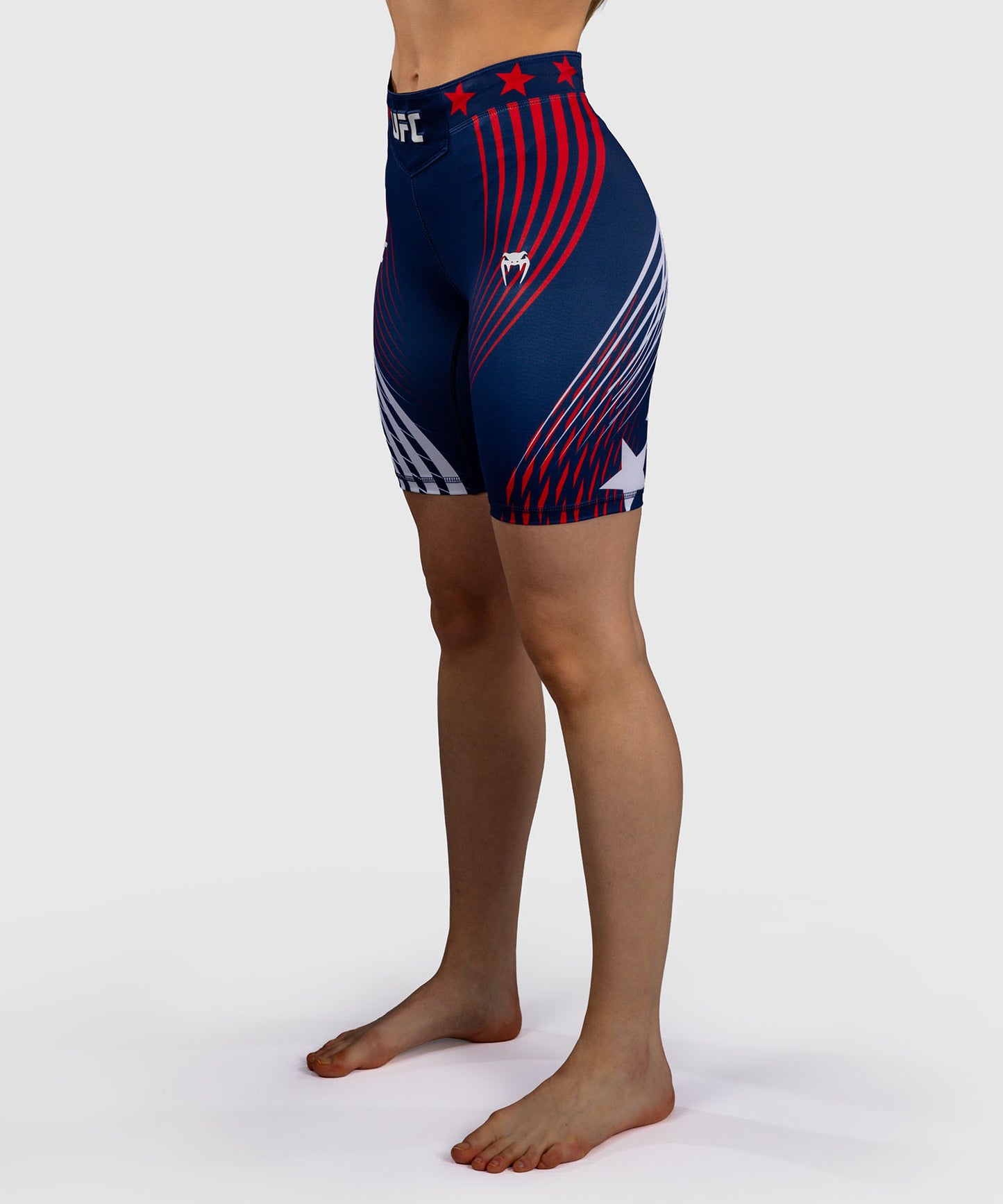 Official UFC Freedom 250 by Venum Authentic Pantaloncini Vale Tudo taglio lungo da donna - Blu
