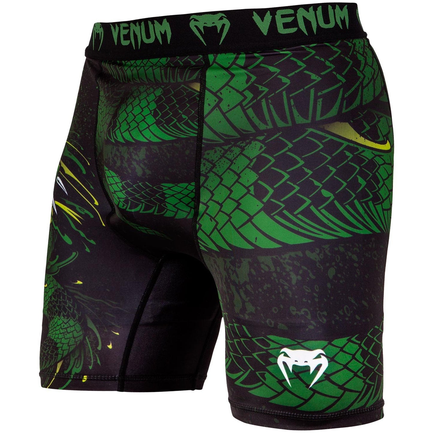 Venum Green Viper Compression Short - Black/Green