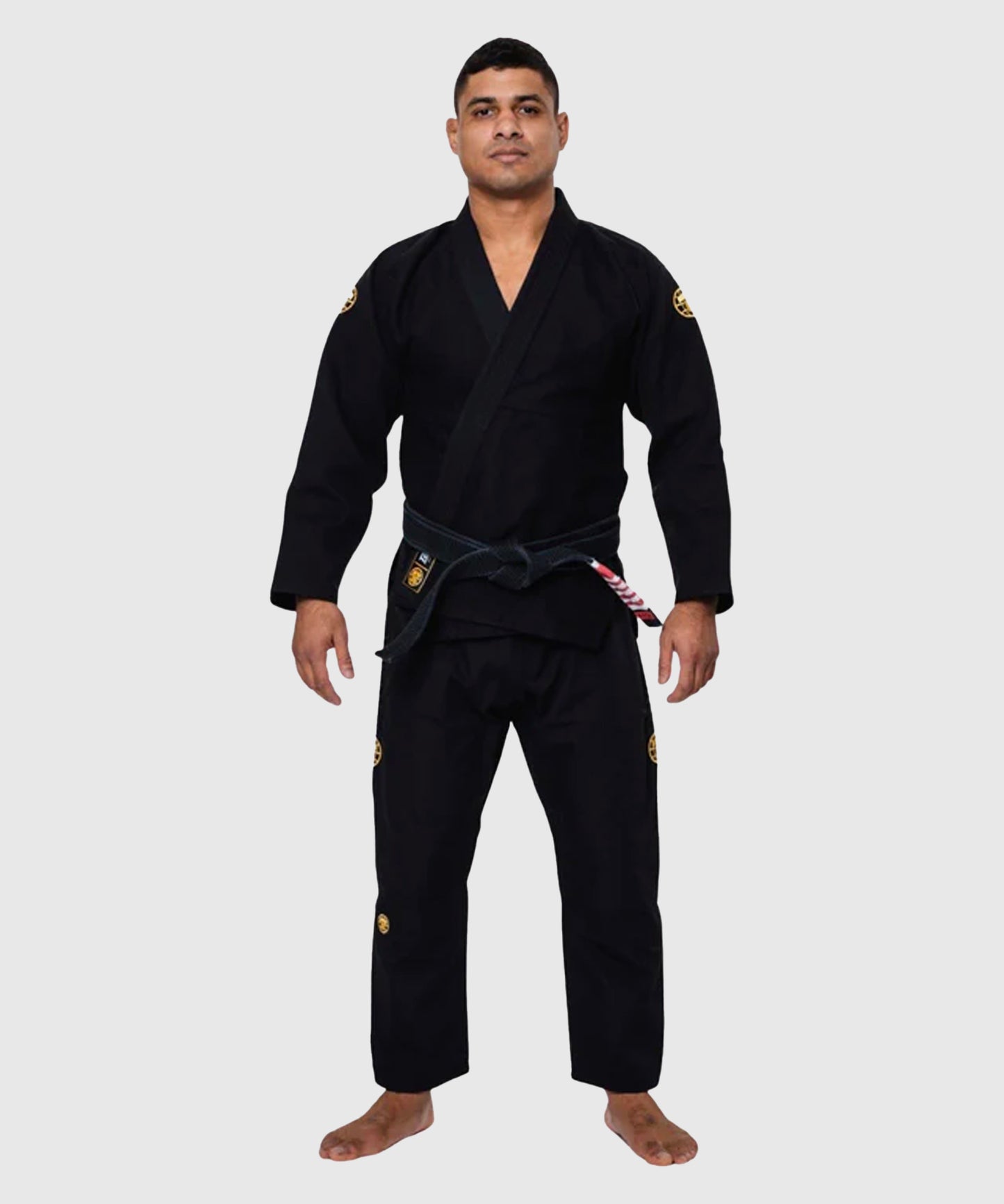 Tatami Fightwear Estilo Kimono BJJ Gold Label – Negro