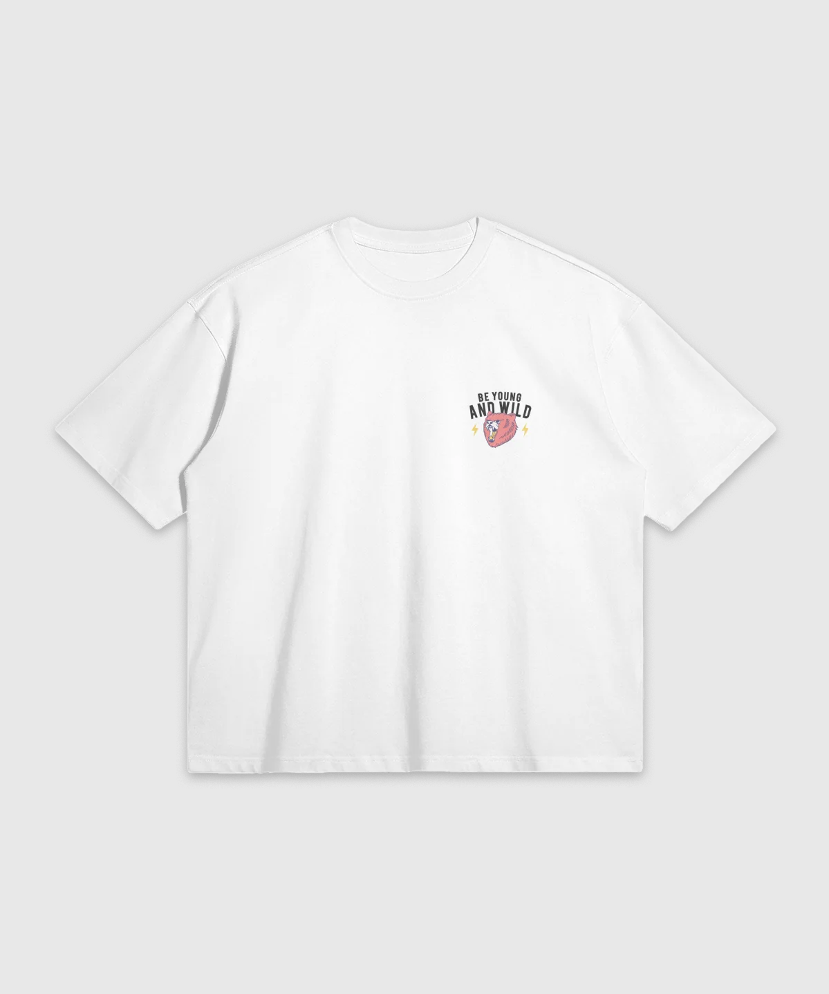 T-shirt oversize TYCE DRILLERS MAKE KILLERS - Blanc
