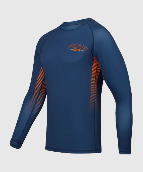 Rashguard À Manches Longues Fumetsu Varsity - Bleu Marine