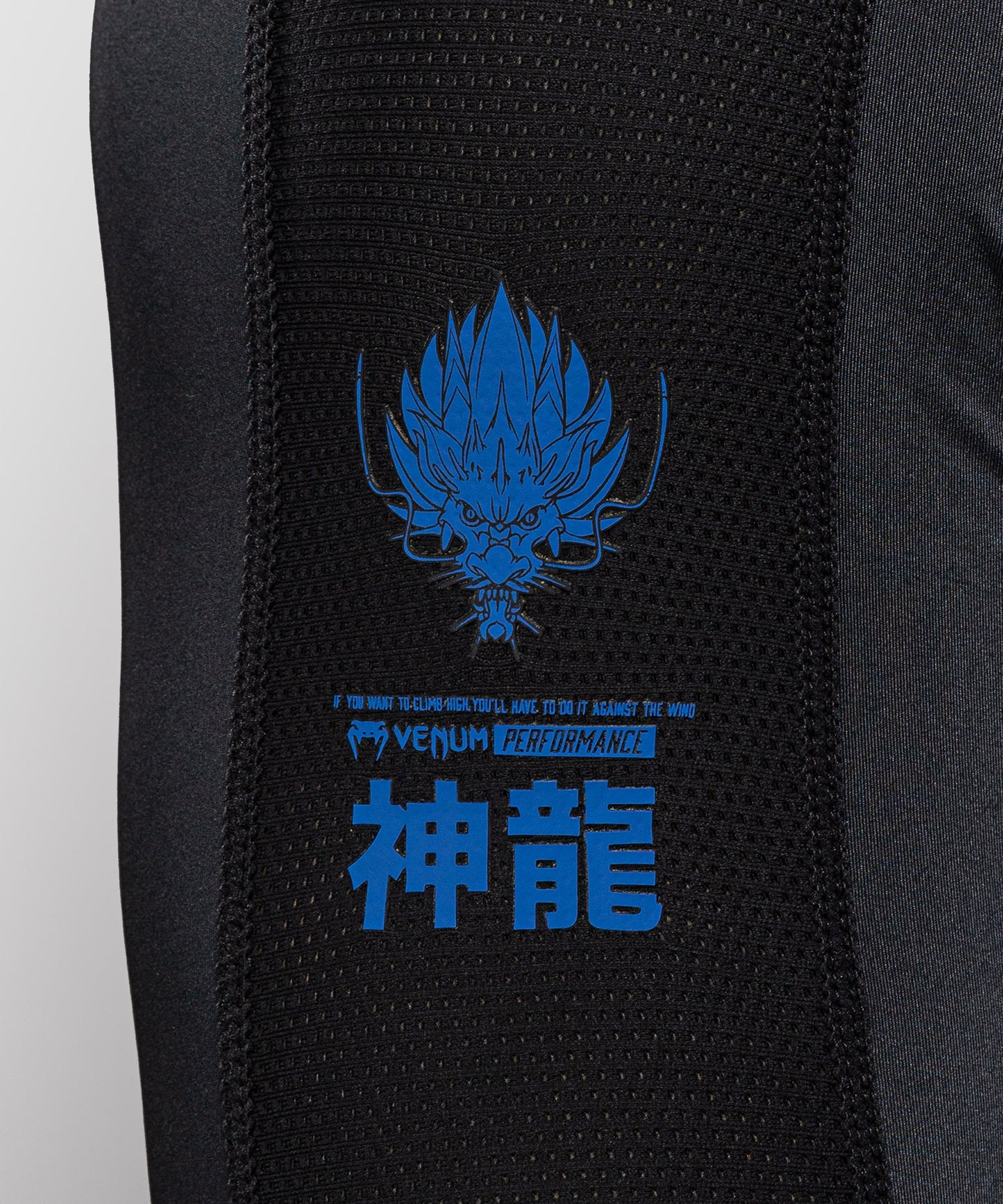 Rashguard à Manches Longues Venum Thunder Dragon – Noir/Bleu Royal
