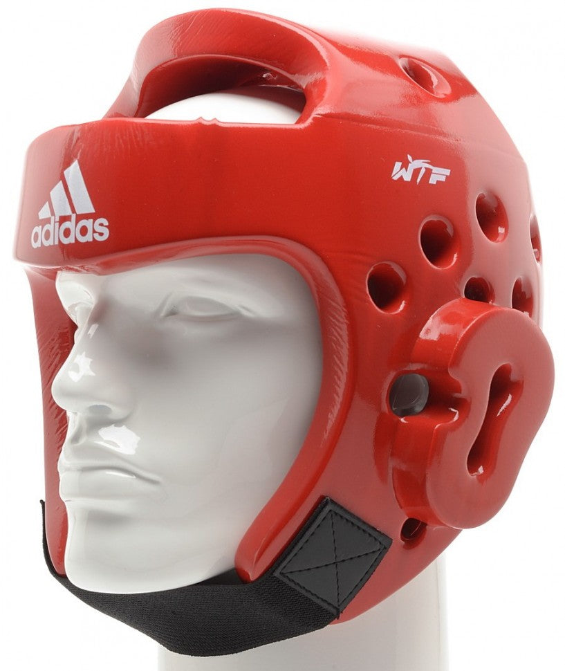 Casque Taekwondo Adidas Rouge - Homologué WTF