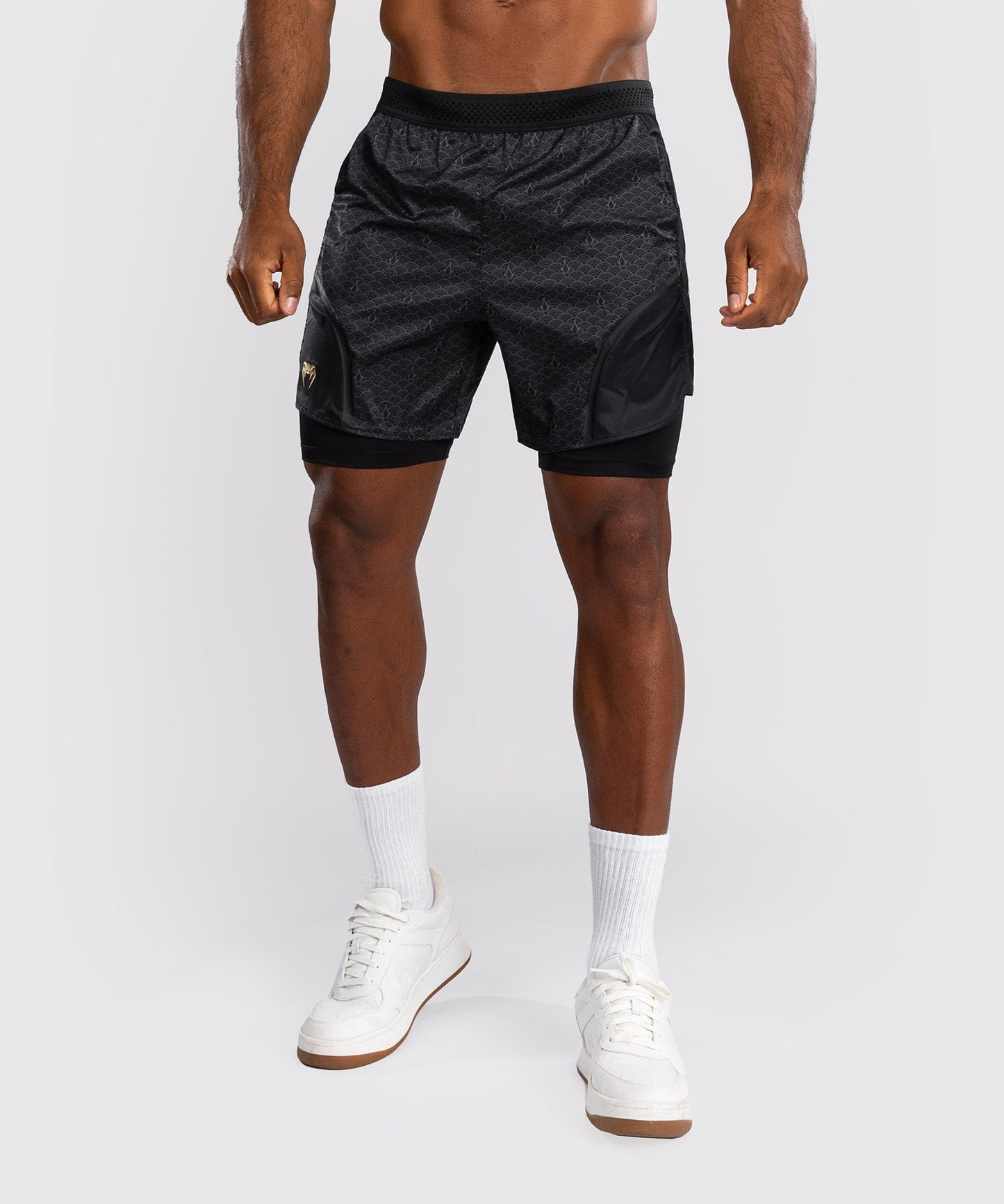 Venum x Assassin's Creed Shadows Training Shorts - Black/Gold