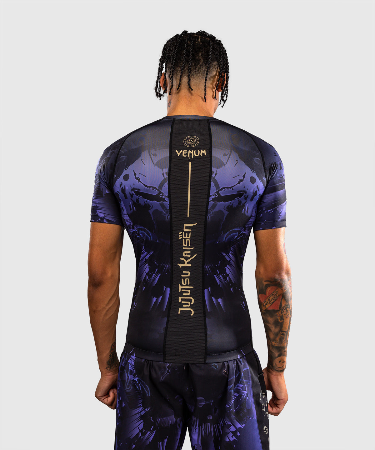 Jujutsu Kaisen x Venum Gojo Kurzarm Rashguard – Lila