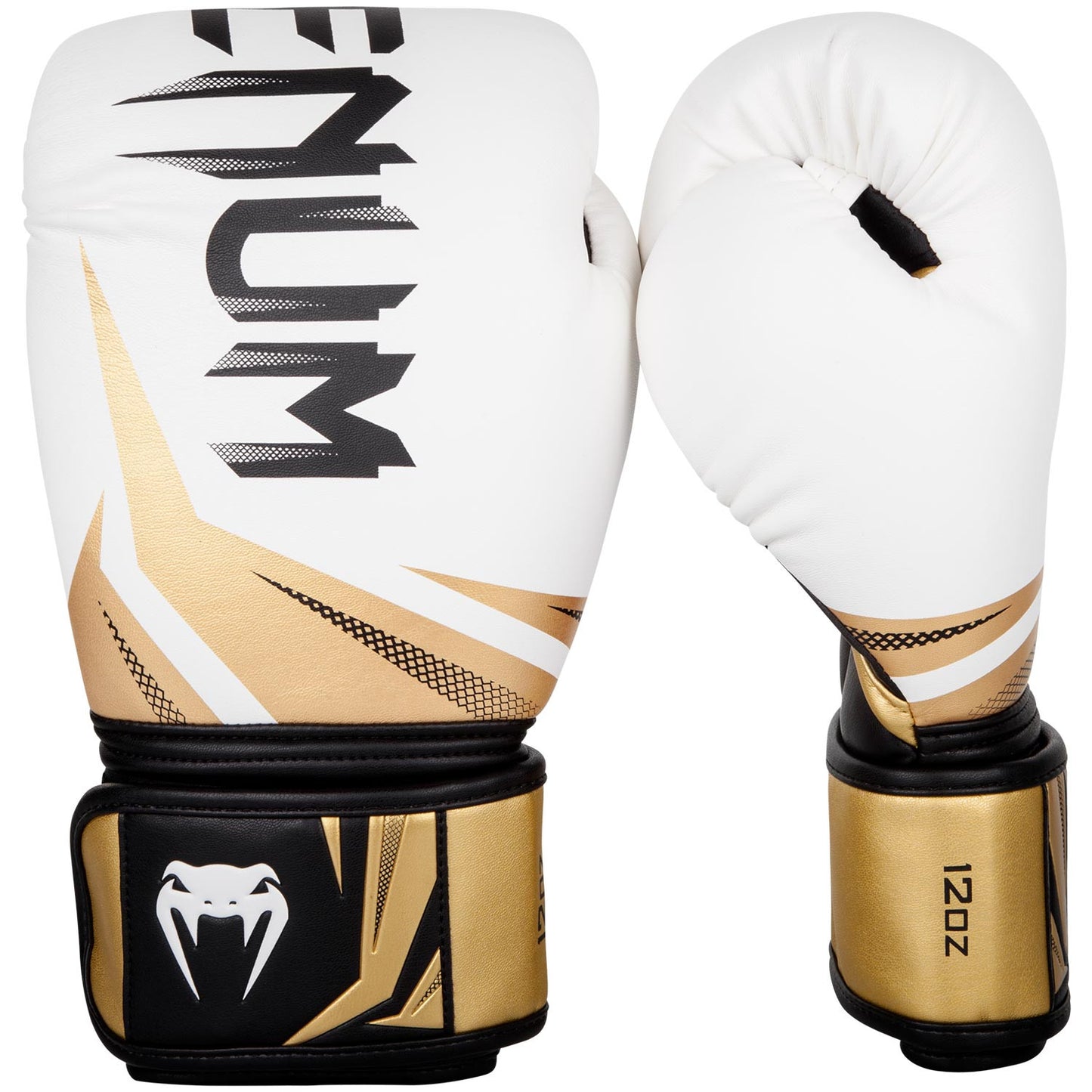 Gants de boxe Venum Challenger 3.0 – Blanc/Noir/Or