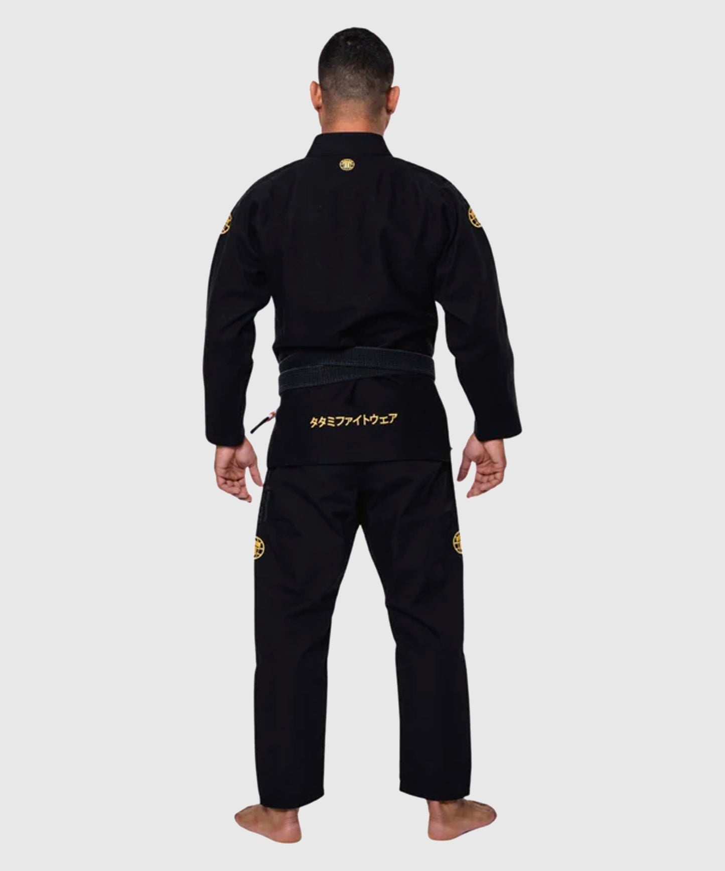 Tatami Fightwear Estilo Kimono BJJ Gold Label – Negro
