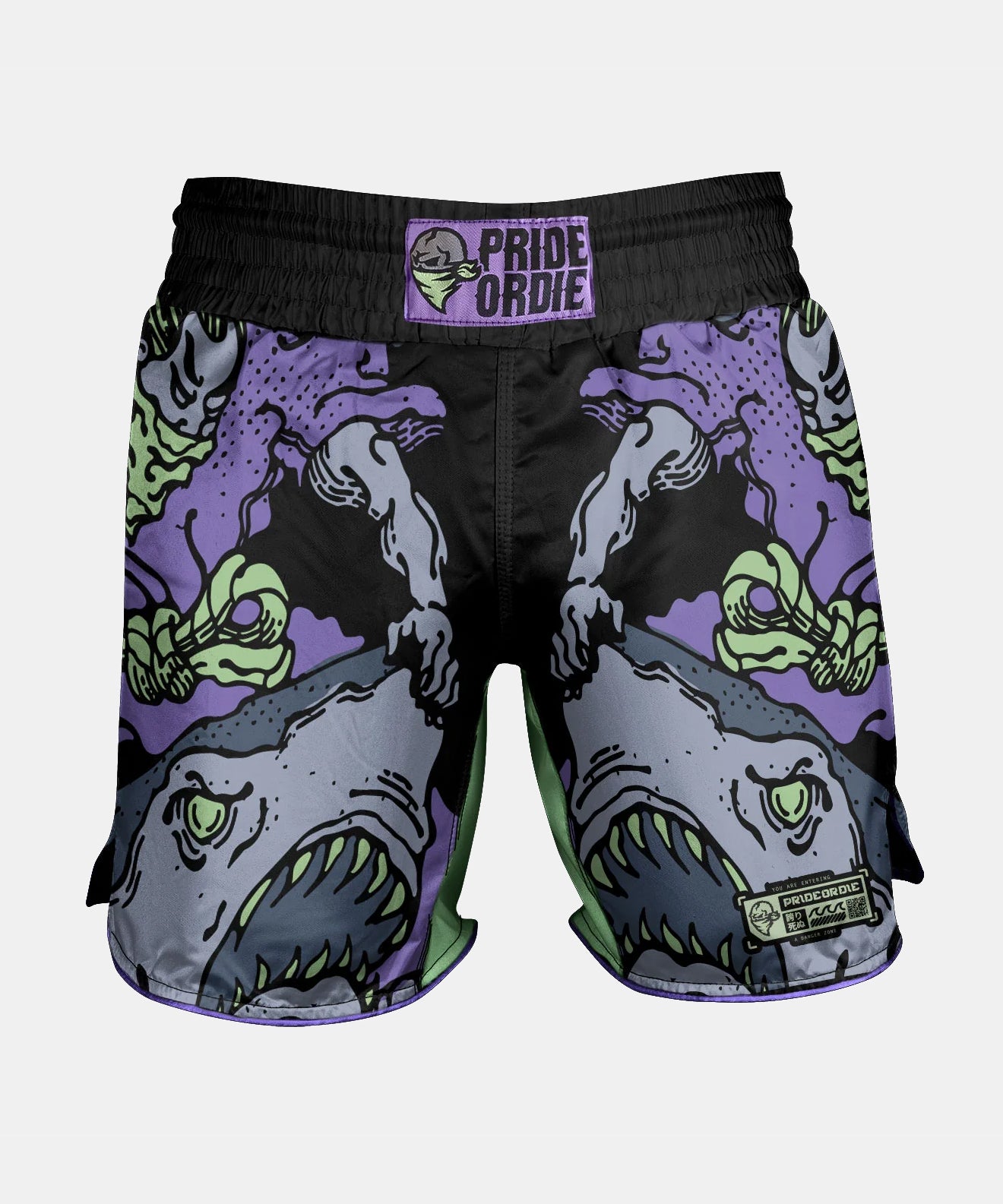 Pride Or Die Dangerous Water V.2 Fightshorts - Schwarz
