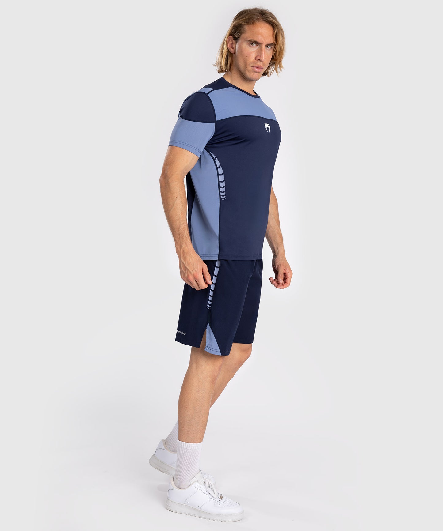 T-shirt Dry-Tech pour Hommes Venum Tempest - Bleu Marine/Bleu