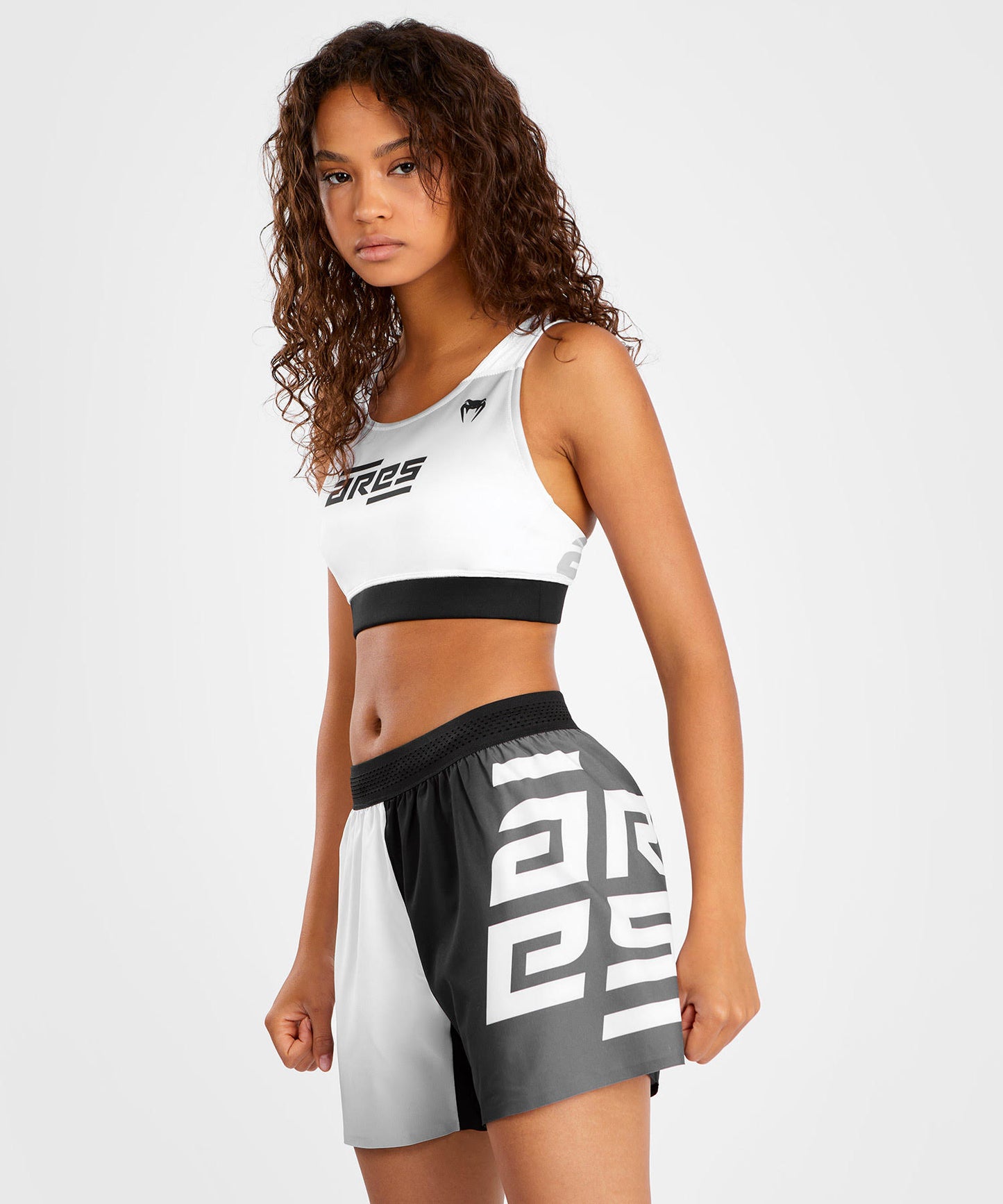 Fightshort Pour Femmes Venum x Ares - Blanc
