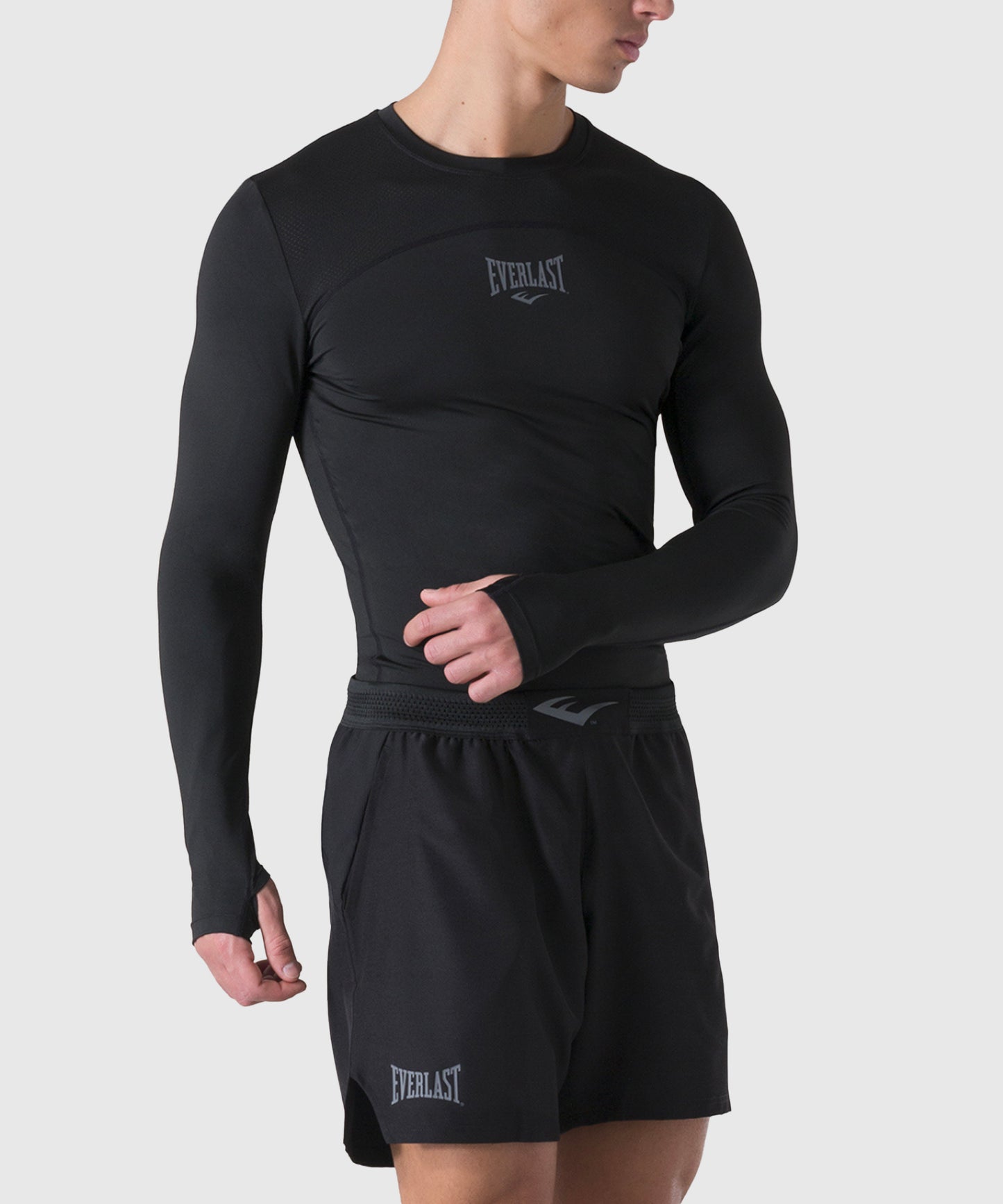 Everlast Compression Long Sleeve T-Shirt – Nero