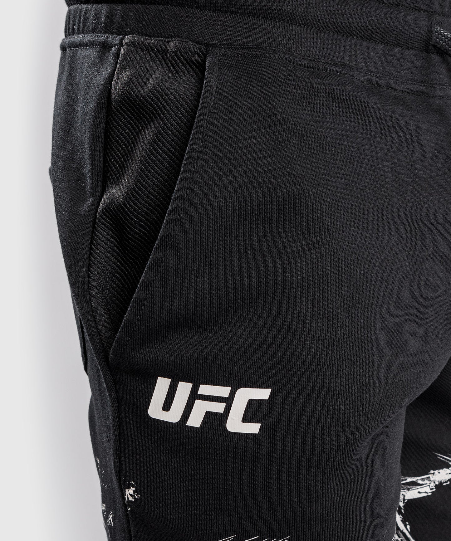 Short en Coton UFC Venum Authentic Fight Week 2.0 - Noir/Sable