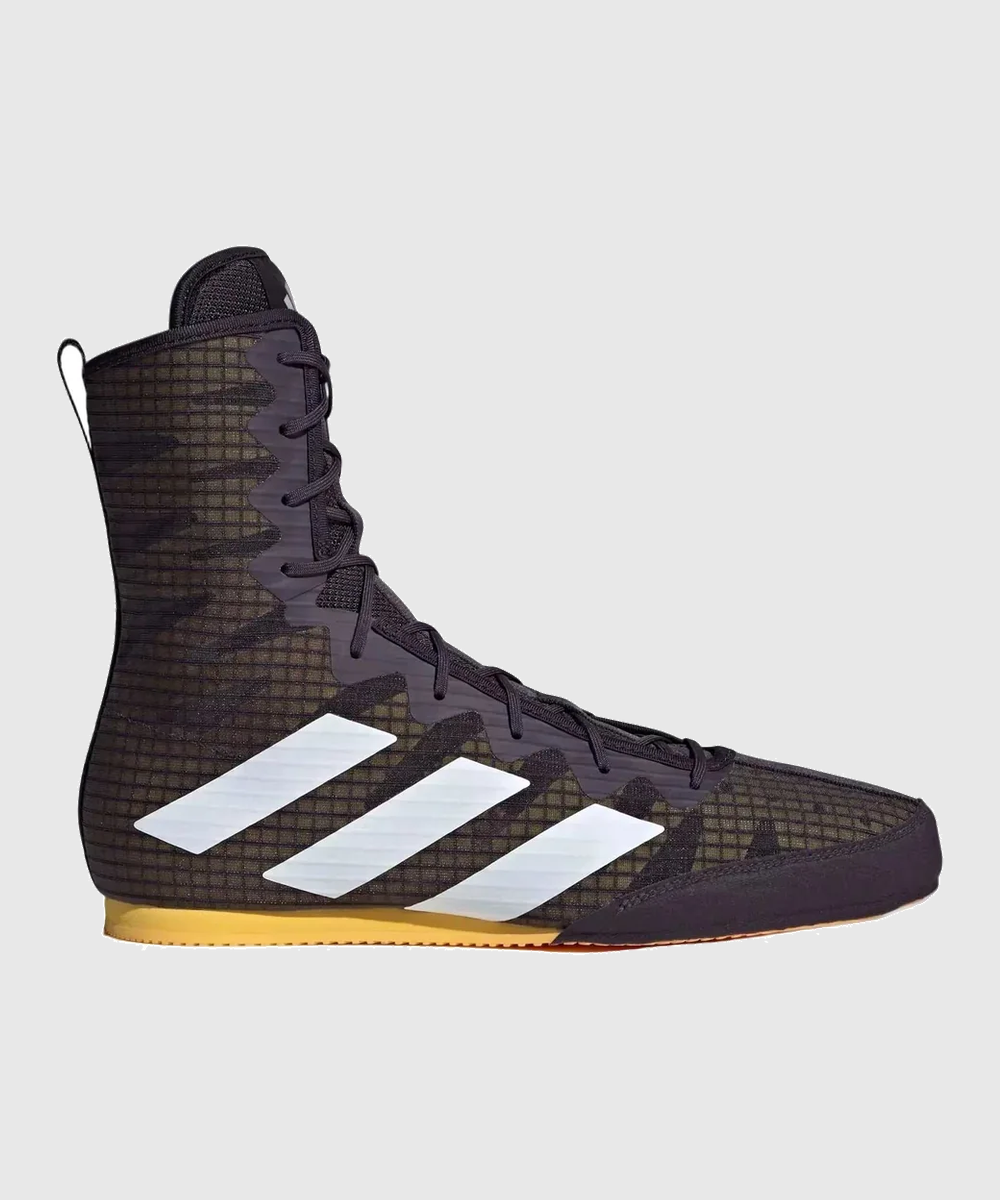 Adidas Box Hog IV Boxschuhe - Schwarz/Weiß