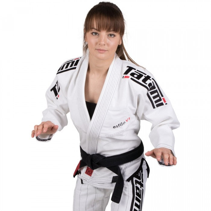 Kimono de JJB Femme Tatami Fightwear Estilo 6.0 - Blanc/Noir