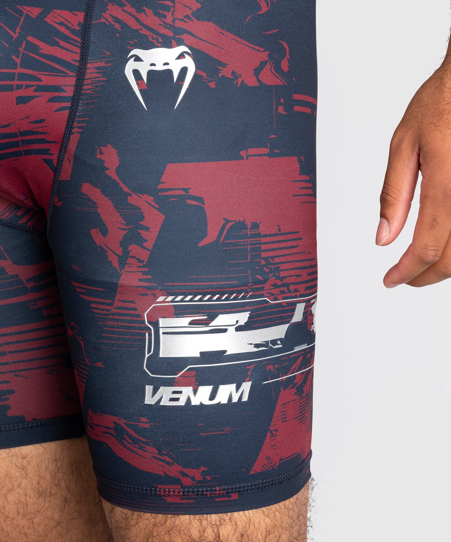 Men’s UFC Zenith by Venum Burgundy Authentic Fight Week Performance Vale Tudo Short