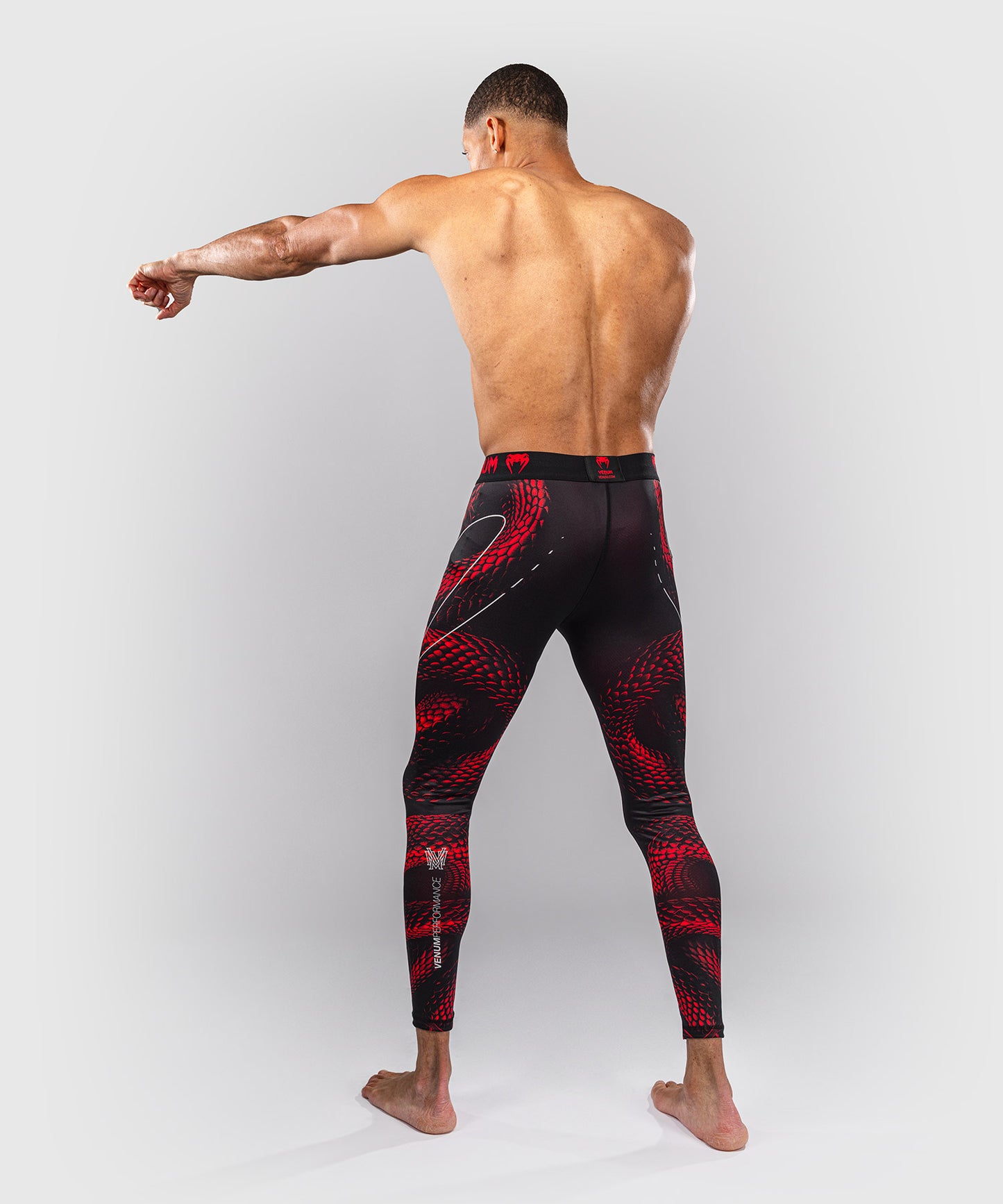 Venum Matupa Spats - Schwarz/Rot/Silber