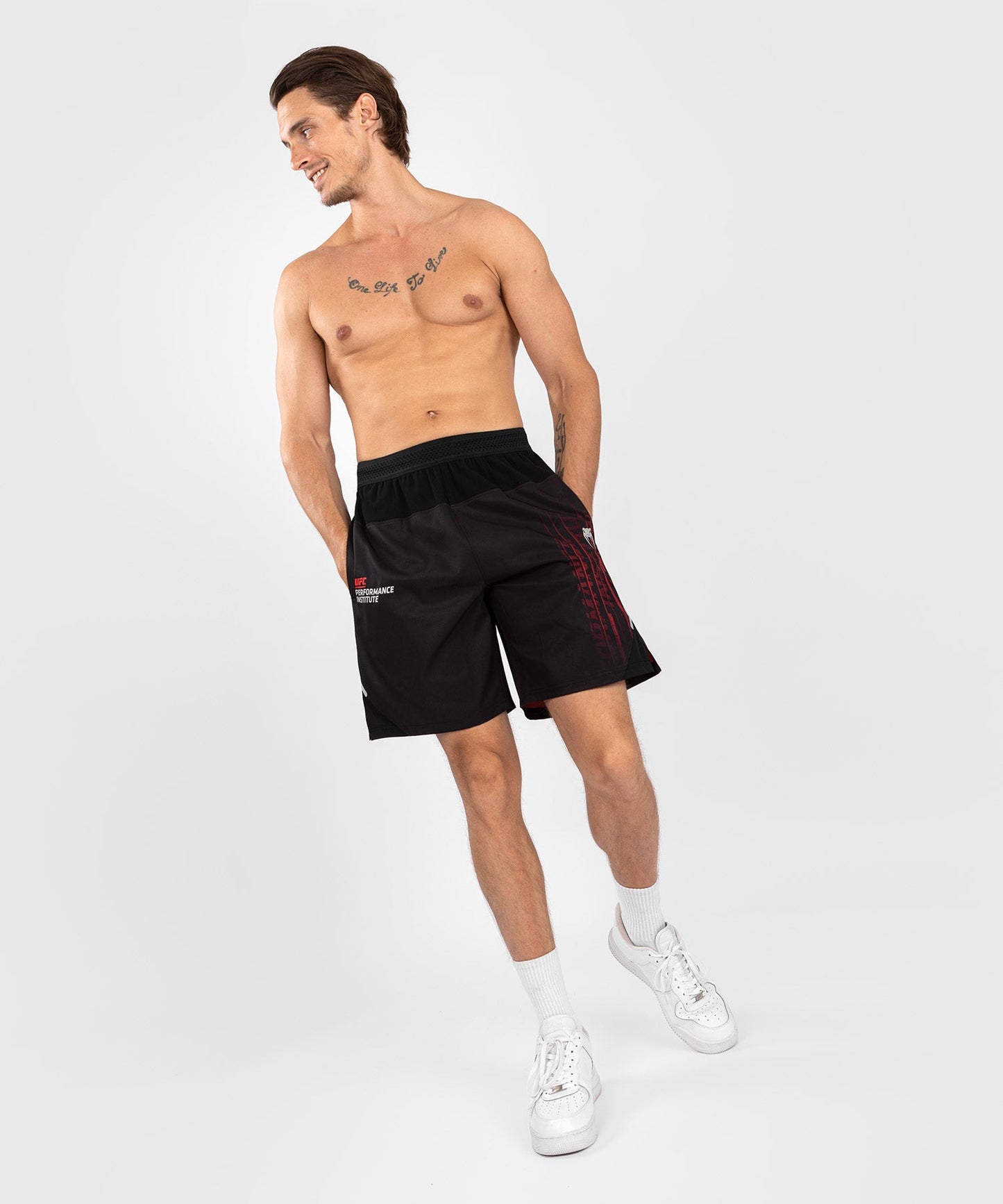 Men's UFC Venum Performance Institute 2.0 Short - Black/Red