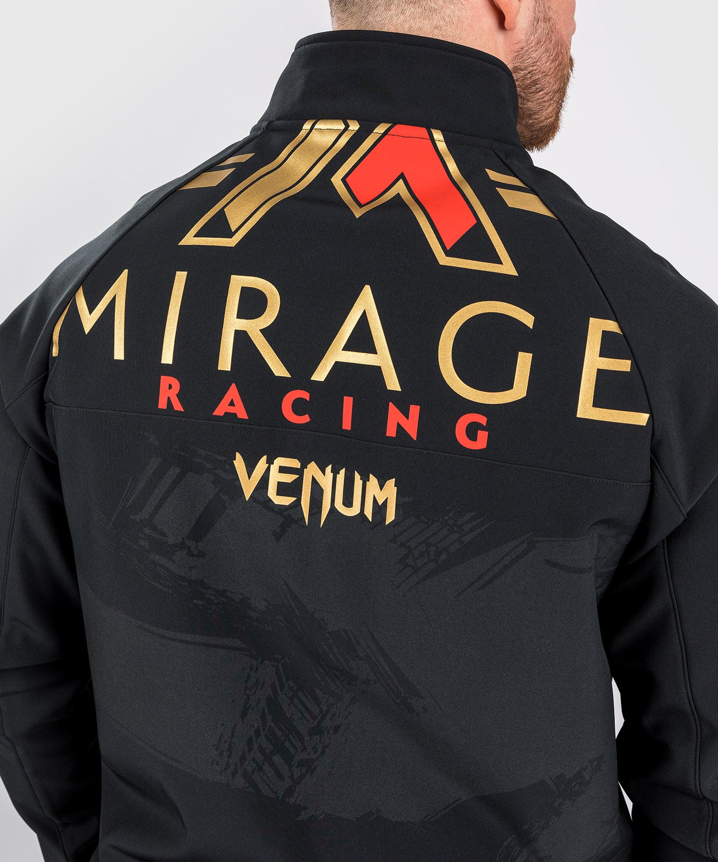  Venum x Mirage Softshell Jacket - Black/Gold