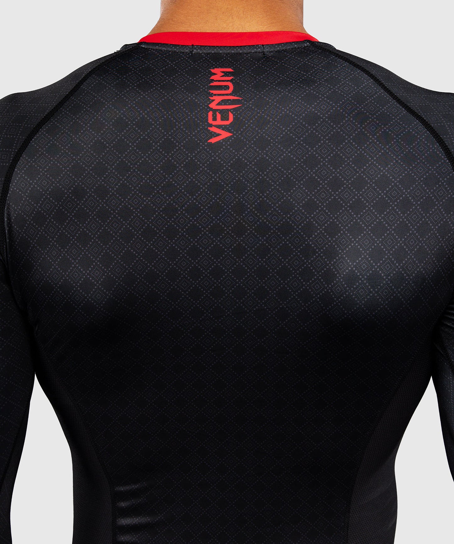 Venum x Roger Gracie Signature Langarm Rashguard - Schwarz/Rot
