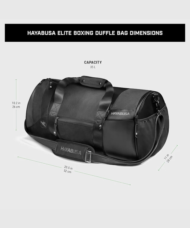Hayabusa Elite Sports Bag – Black