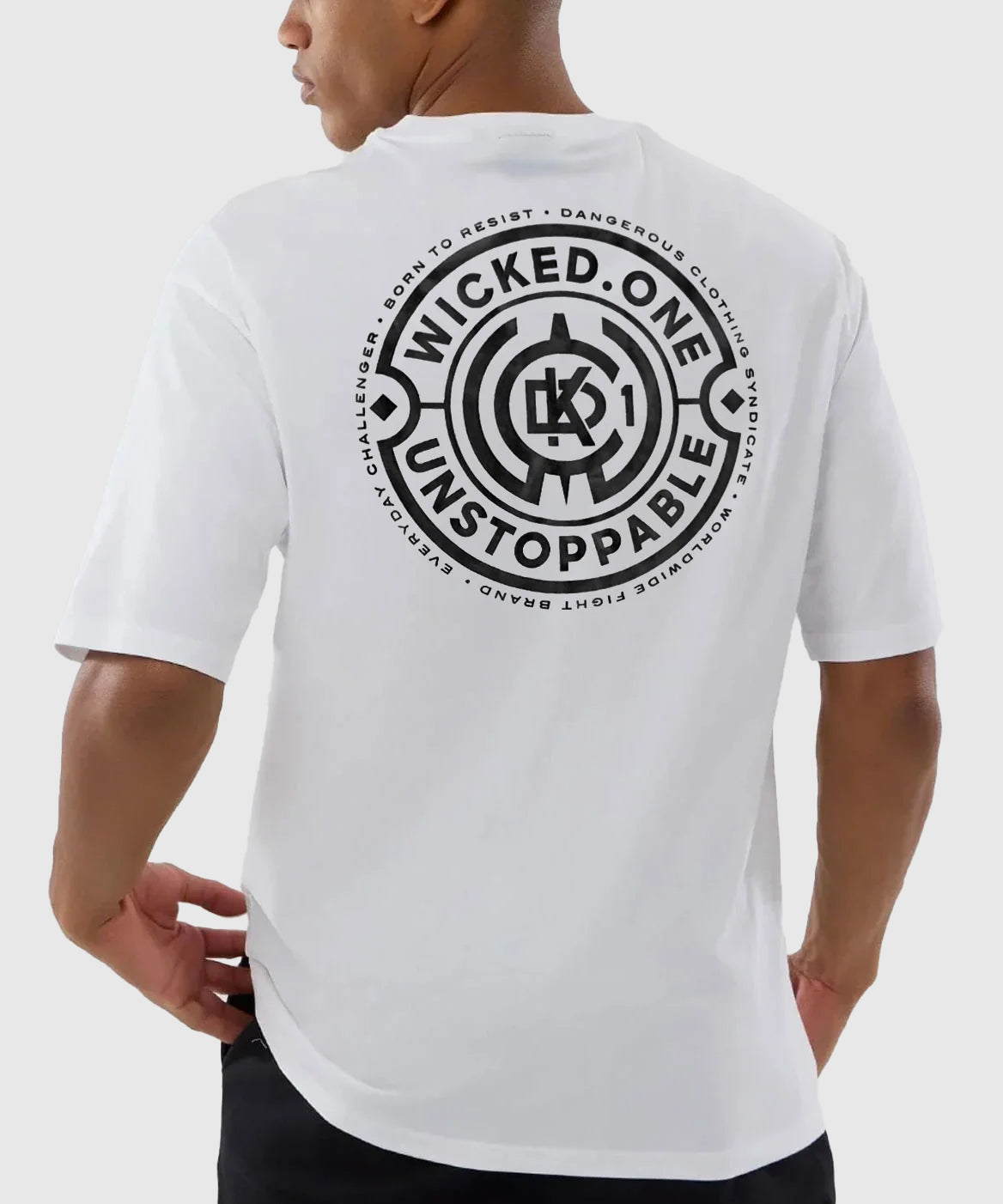 Wicked One Department Oversize-T-Shirt - Weiß