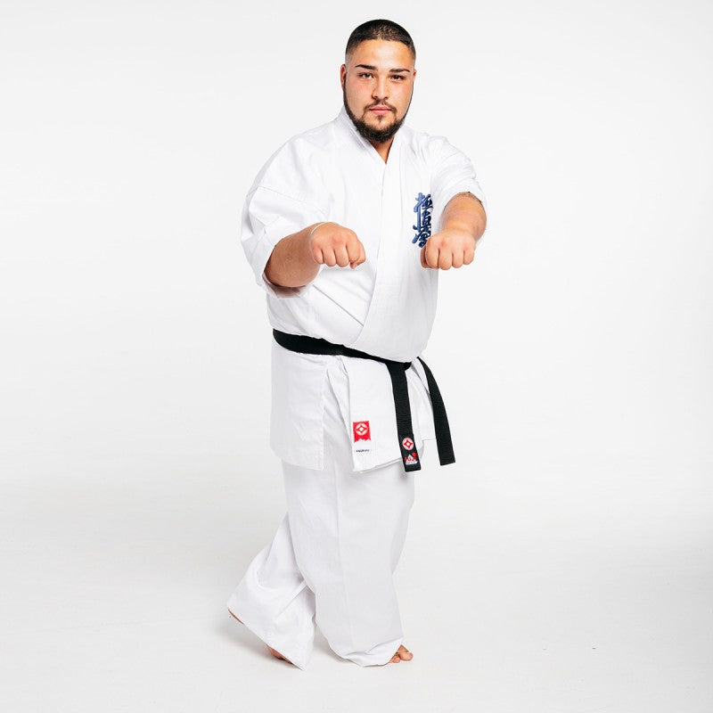 Kimono Karategi Kyokushinkai Initiation FUJIMAE - Blanc