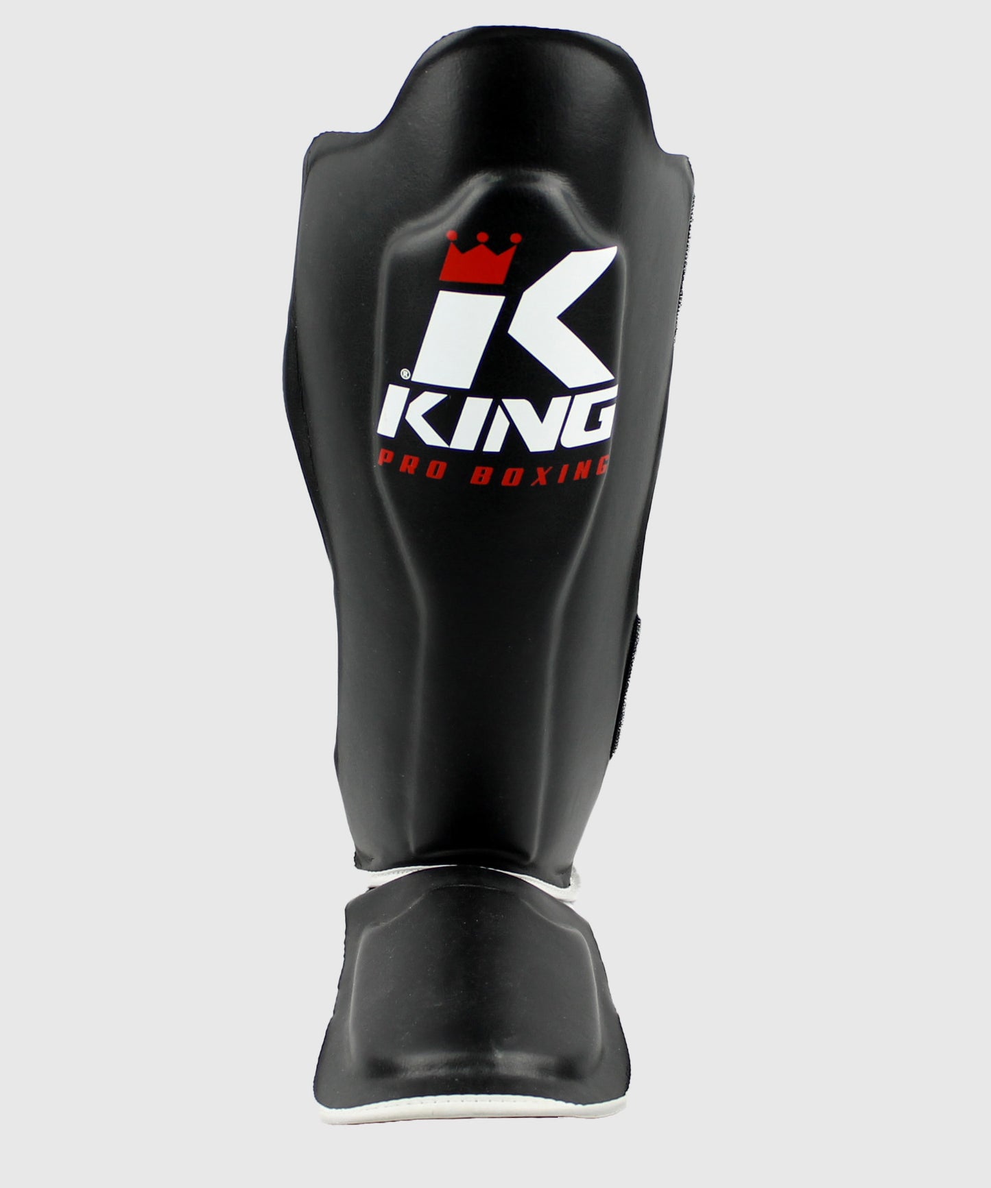 King Pro Boxing Shin Guards - Black/White