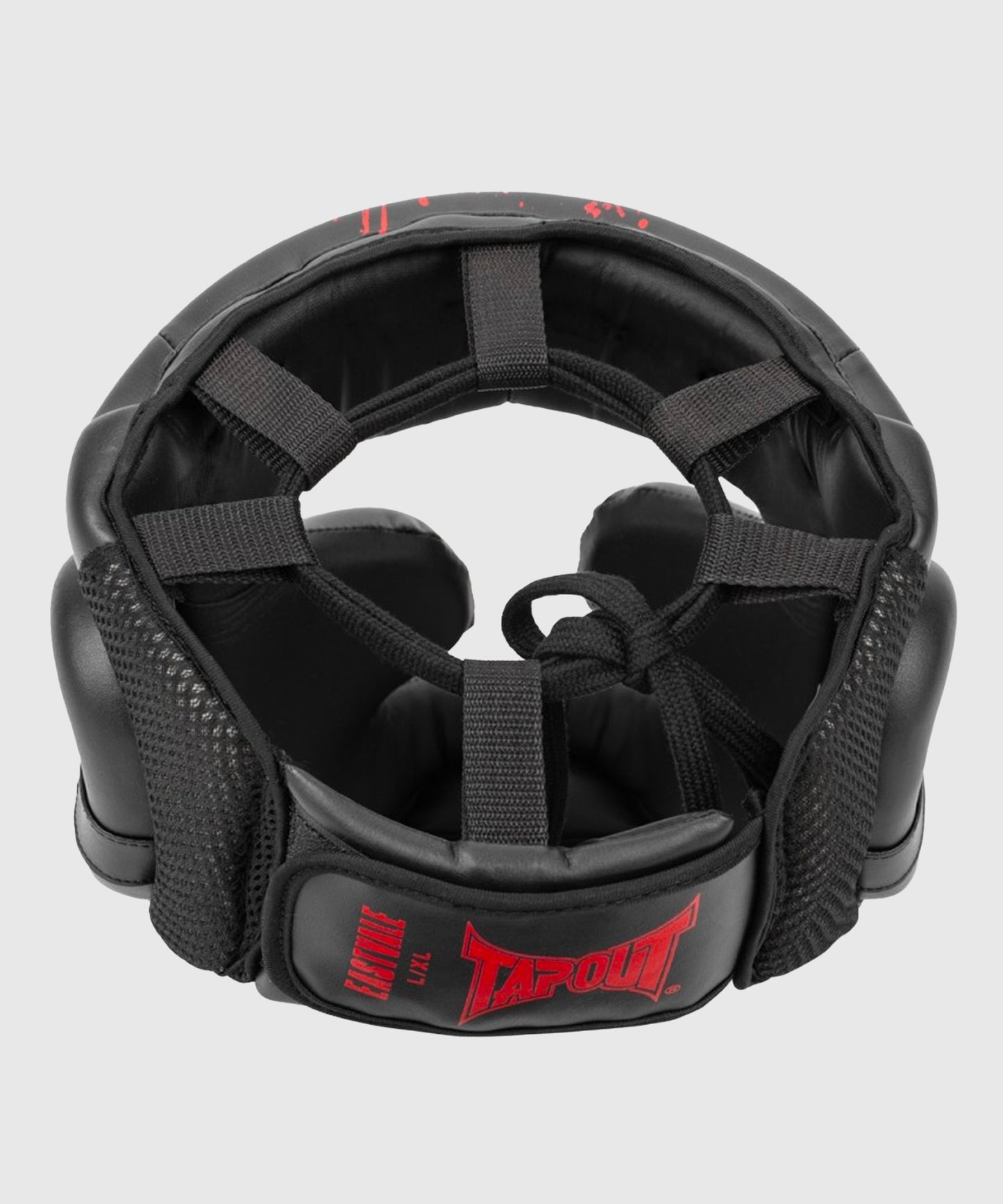 Tapout Boxing Helmet - Black/Red