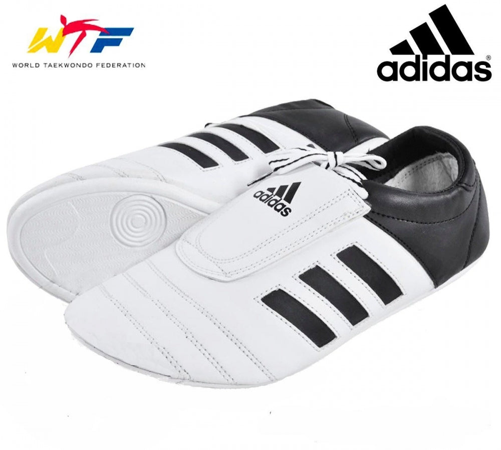 Chaussures de Taekwondo Adikick Adidas - Blanc/Noir